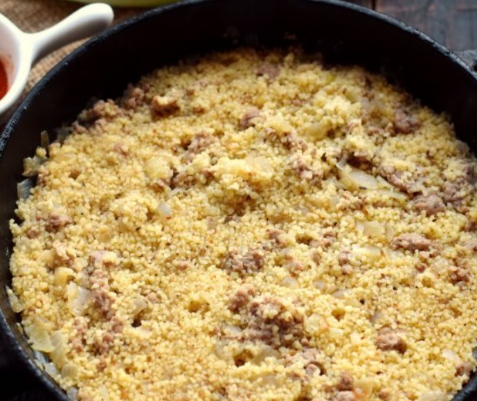 Couscous with Minced Meat step 7