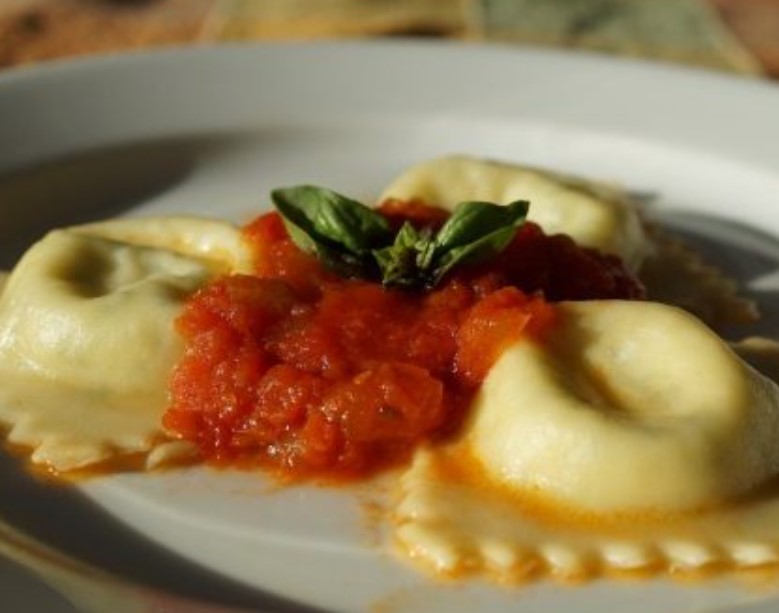 Ravioli with Cottage Cheese