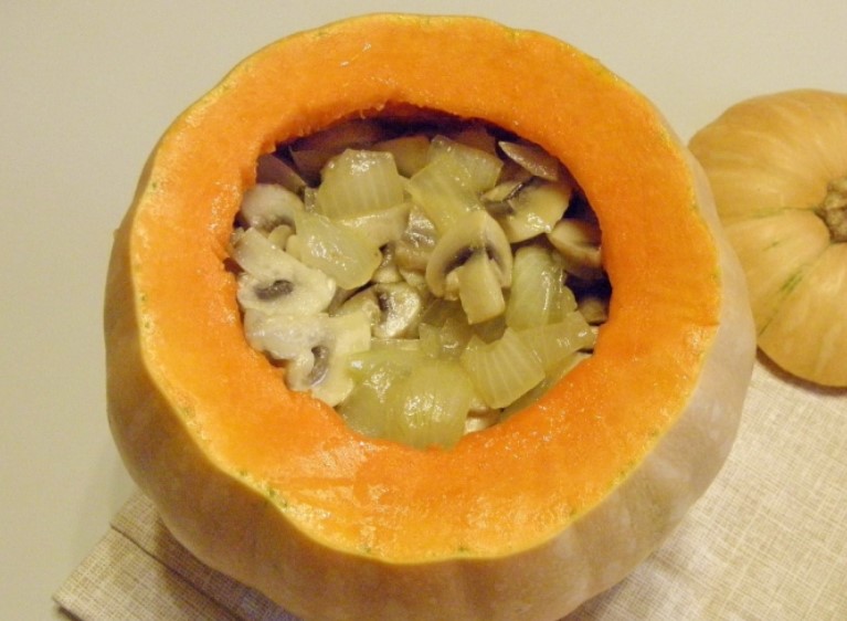 Whole Baked Pumpkin with Filling step 5