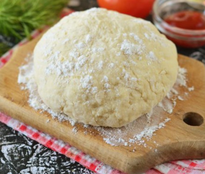 Mineral water Pizza Dough