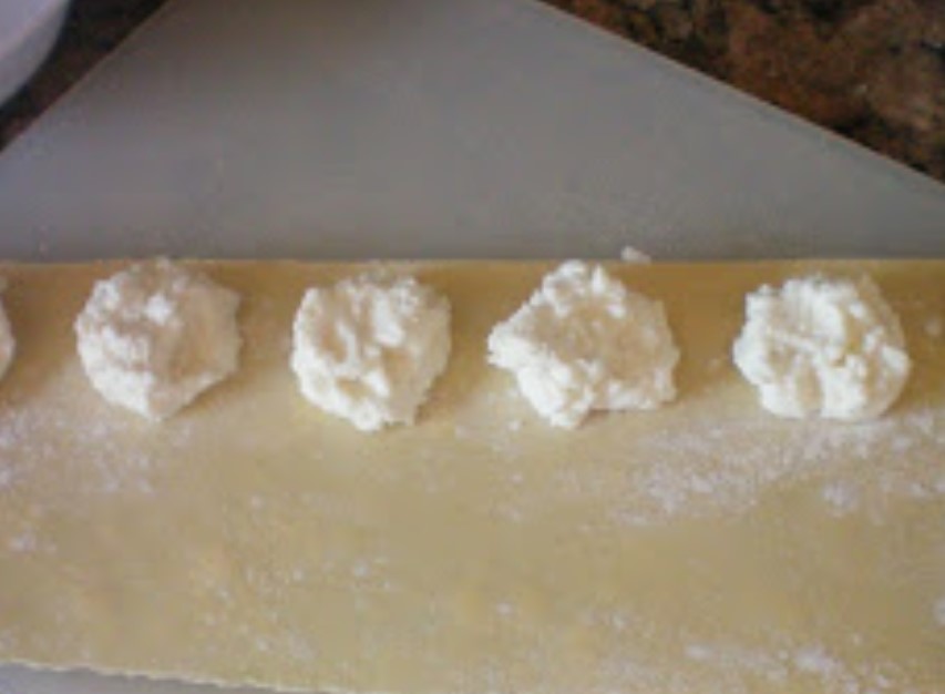 Ravioli with Cottage Cheese step 3