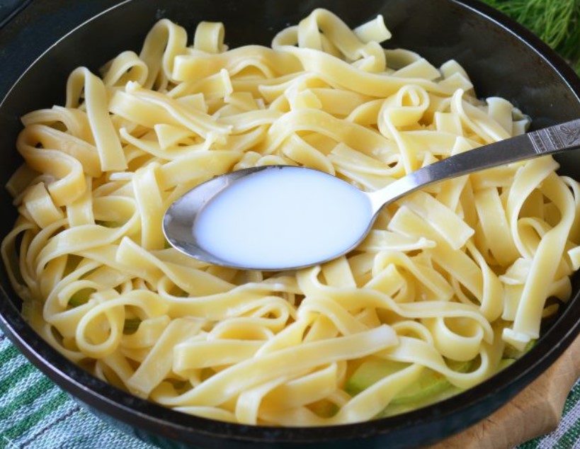 Fettuccine with Zucchini step 8