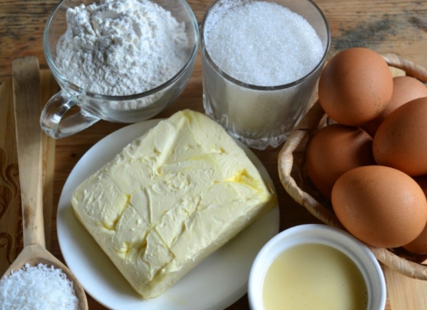 Coconut Cake step 1