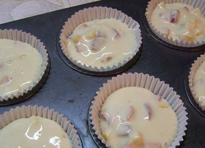 Muffins with Cheese and Sausage