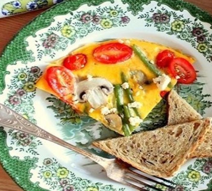 Omelet with Green Beans