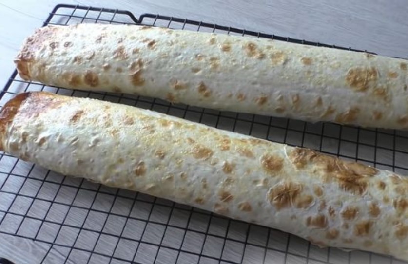 Lavash Roll with Cottage Cheese and Poppy Seeds step 6