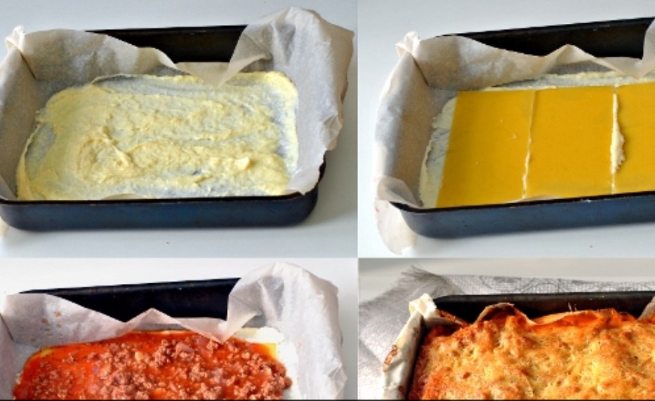 Lasagne Bolognese with Béchamel Sauce step 4