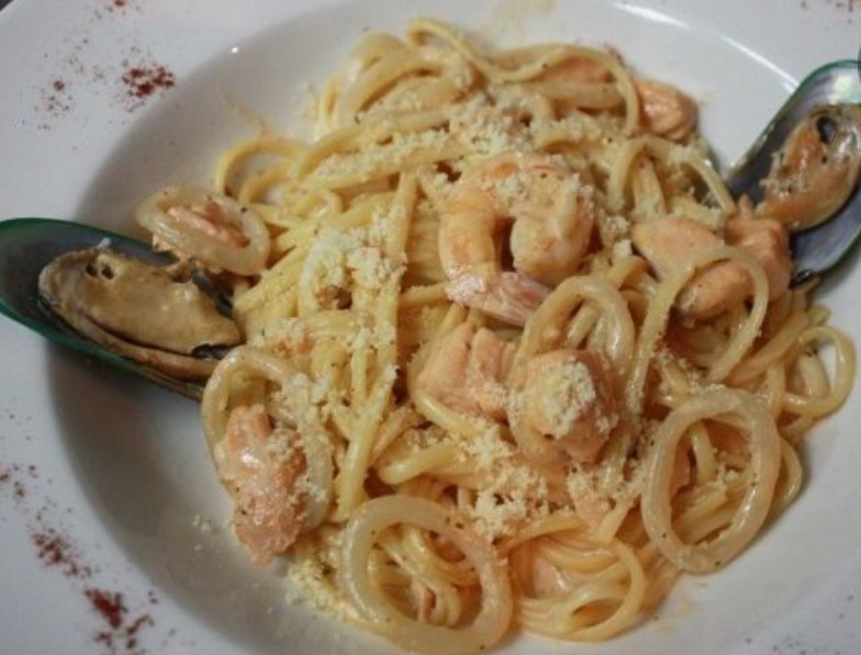 Shrimp Carbonara