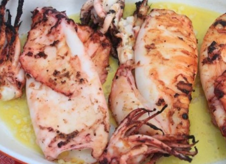Squid Marinated