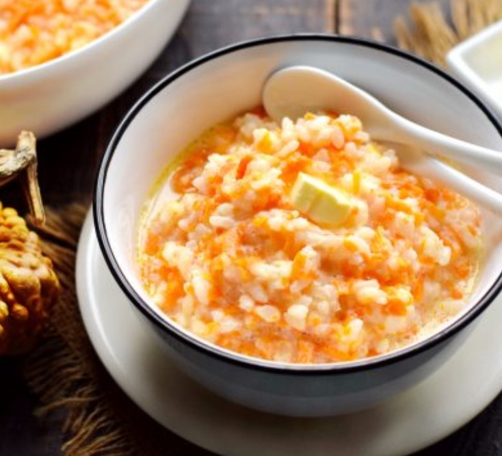 Porridge with Pumpkin in the Microwave