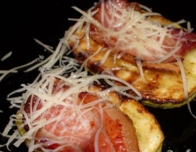 Zucchini with Bacon