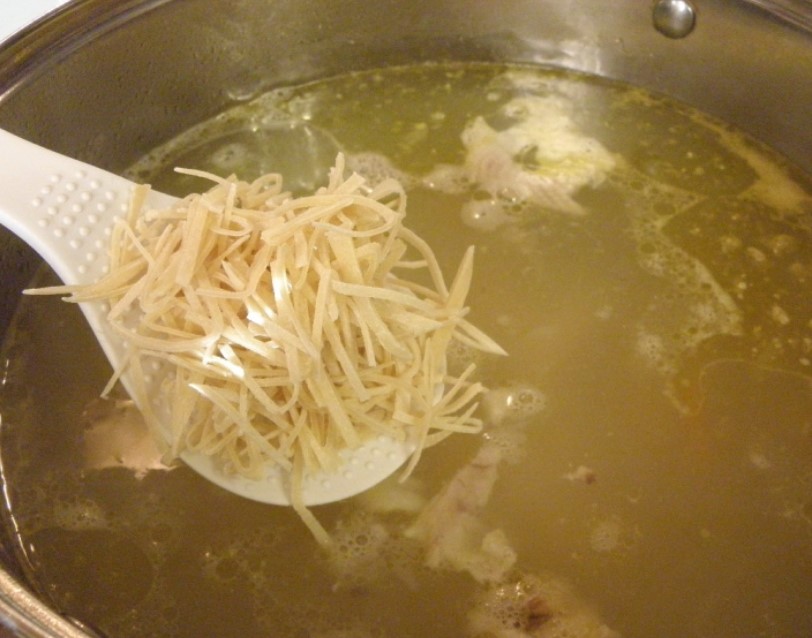 Chicken Soup with Homemade Noodles step 14