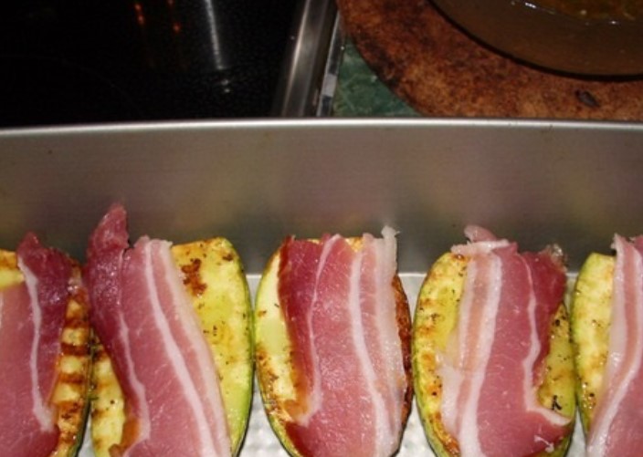 Zucchini with Bacon step 3
