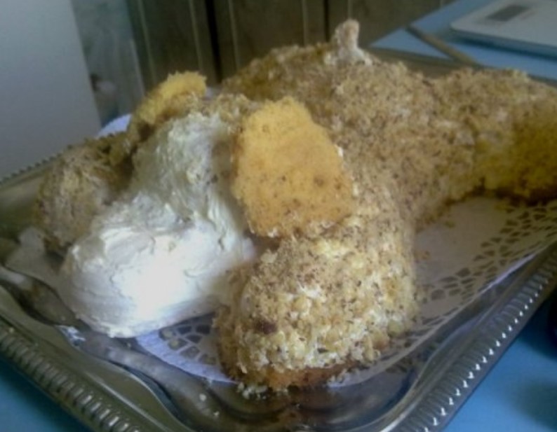 Cream Cake “Doggy” step 7