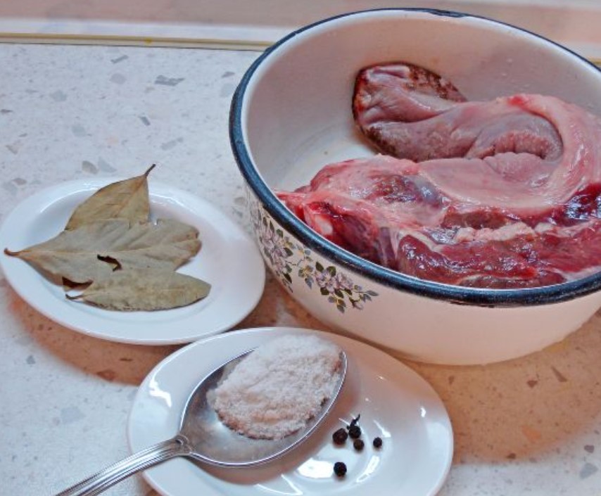 Beef Tongue Rolls step 1