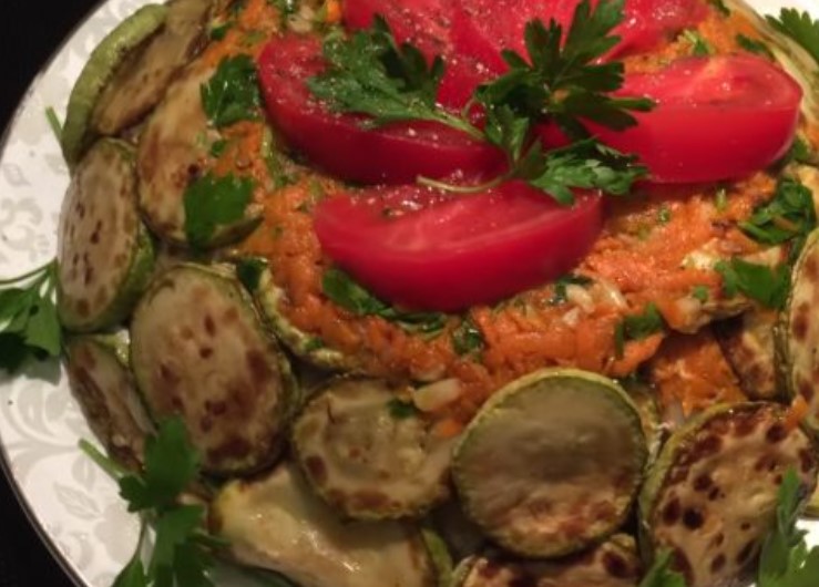 Vegetable Snack Cake with Zucchini