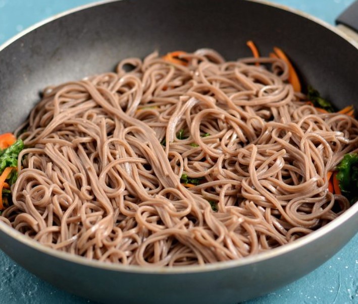 Soba with Vegetables step 6