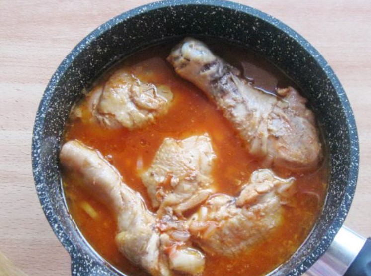 Chicken in Red Sauce step 8