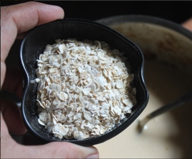 Oatmeal with Caramel and Banana step 7