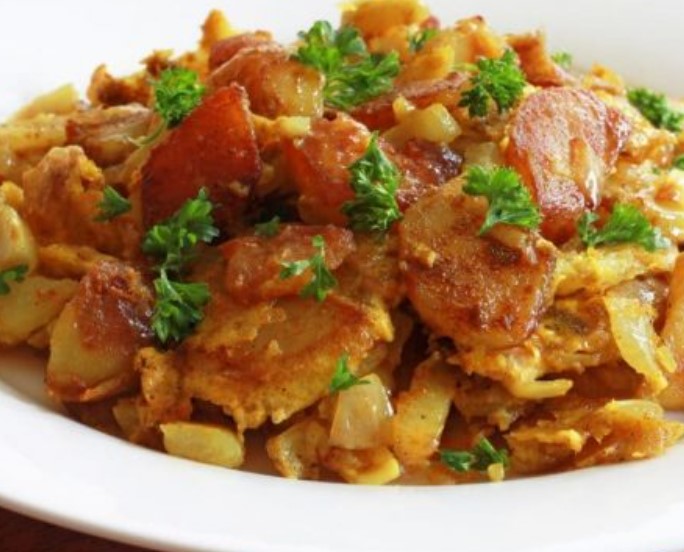 Fried Potatoes with Onions