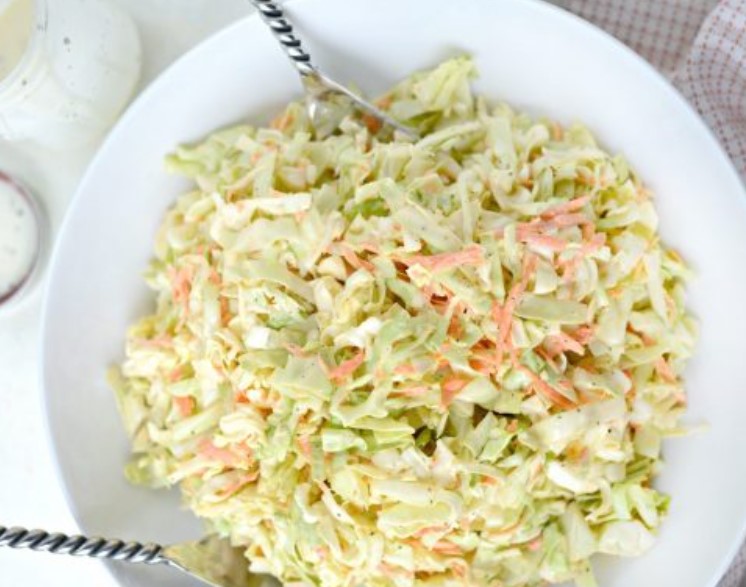 Cabbage Salad with Dressing