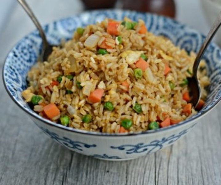 Brown Rice with Egg and Vegetables