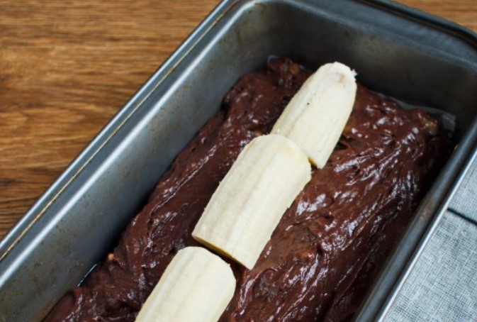 Chocolate Banana Bread step 4