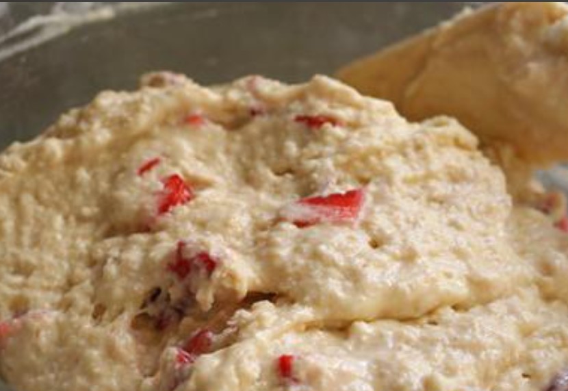 Strawberry-Lemon Ricotta Muffins step 3