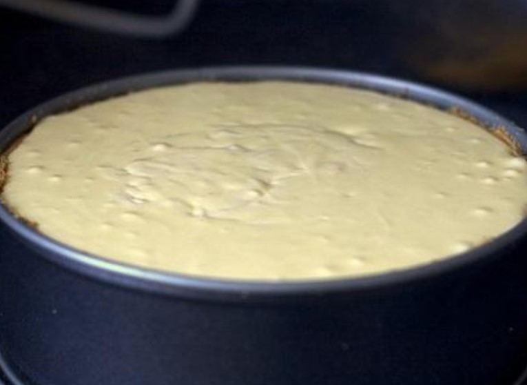 Cheesecake “New York” with Cherries step 4