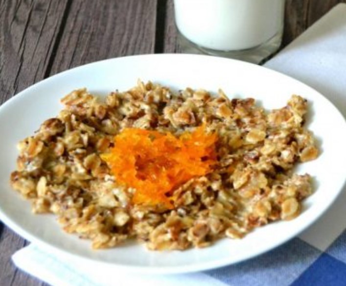 Fried Oatmeal with Sugar