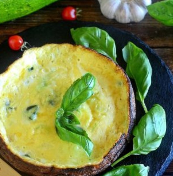 Frittata with Zucchini Spaghetti