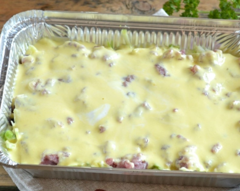 Zucchini Casserole with Minced Meat in the Oven step 5