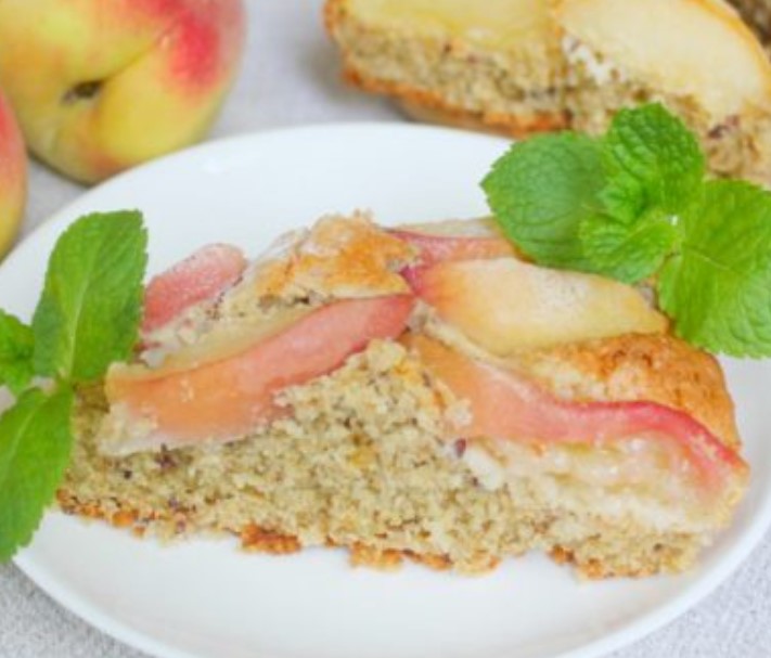 Peach Oat Pie