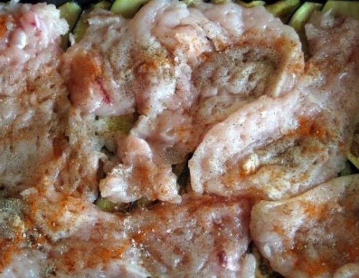 Chicken with Eggplant in the Oven step 6