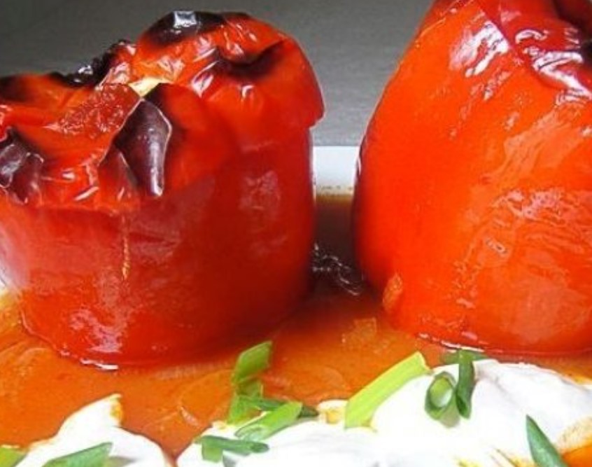 Stuffed Peppers in Foil