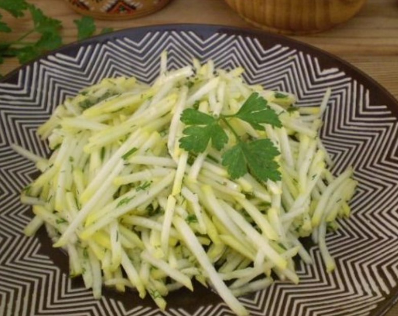 Raw Zucchini Pasta