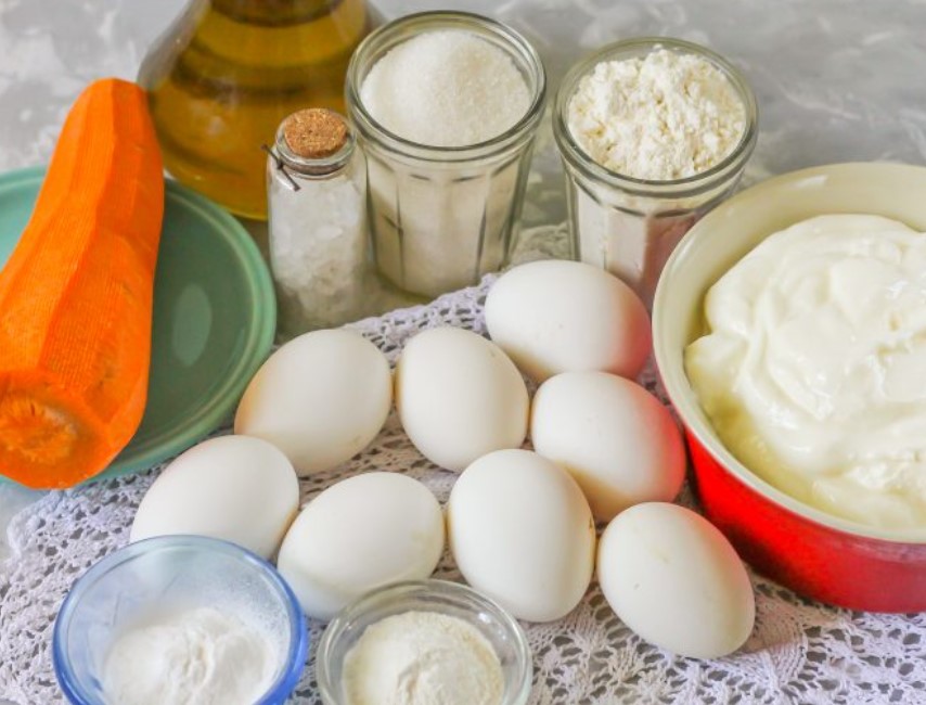 The Most Delicious Carrot Cake step 1