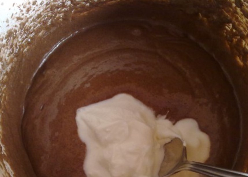 Brownie with Cocoa step 3