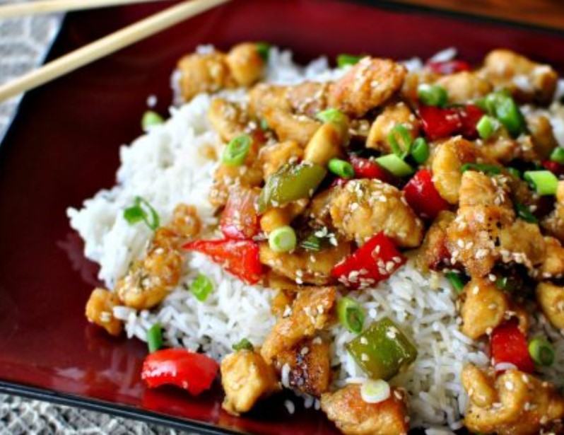 Chicken with Sesame Seeds