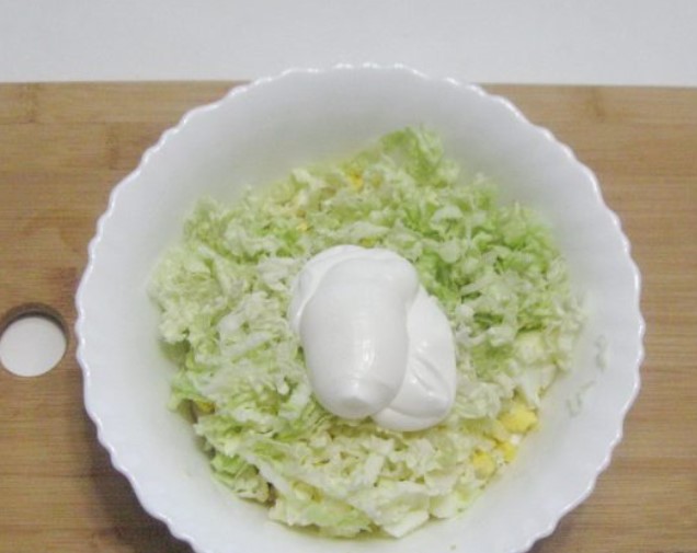 Peking Cabbage, Chicken and Pineapple Salad step 6