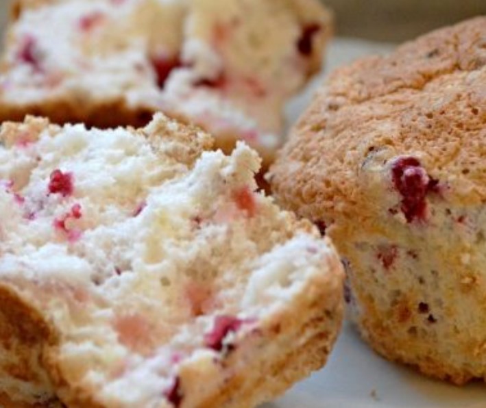 Cranberry Curd Muffins