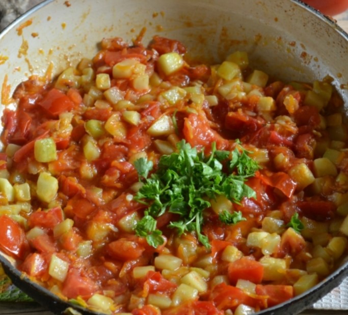 Vegetarian Pasta step 6