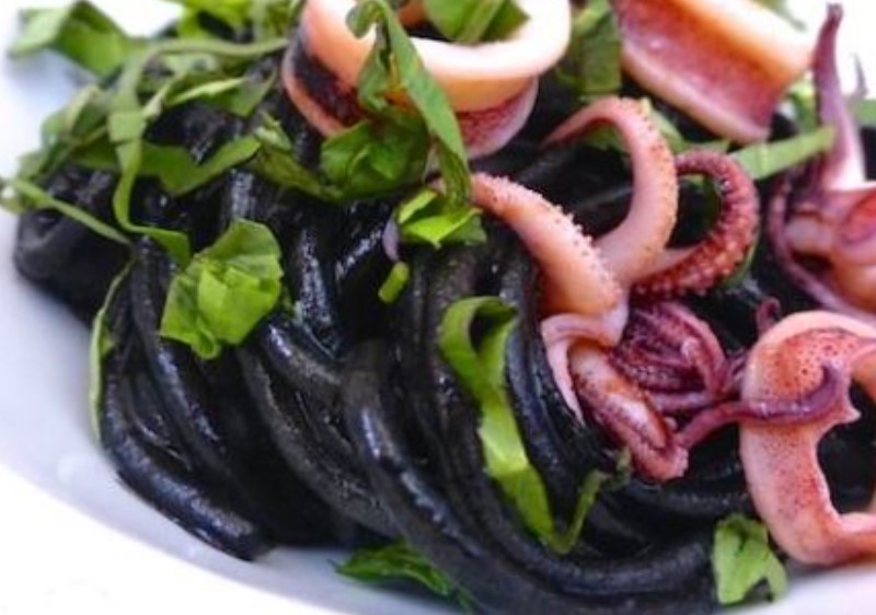 Spaghetti with Cuttlefish Ink