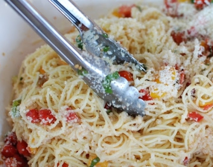 Pasta with Fresh Vegetables step 10