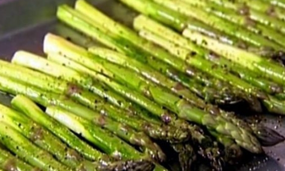 Fried Asparagus in Italian