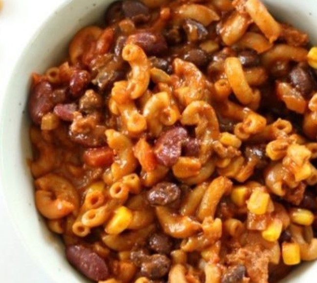 Pasta with Beans in Tomato Sauce