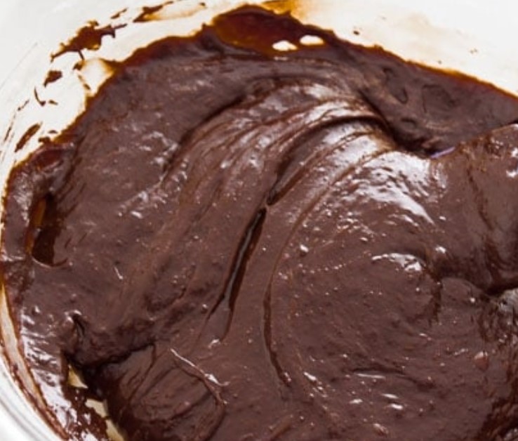 Vanilla-Caramel “Brownie” step 4