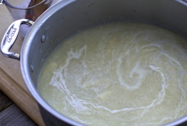 Soup with White Asparagus step 5