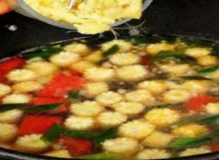 Chicken Soup with Corn step 4