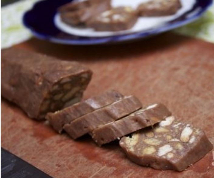 Chocolate “Sausage” with Condensed Milk